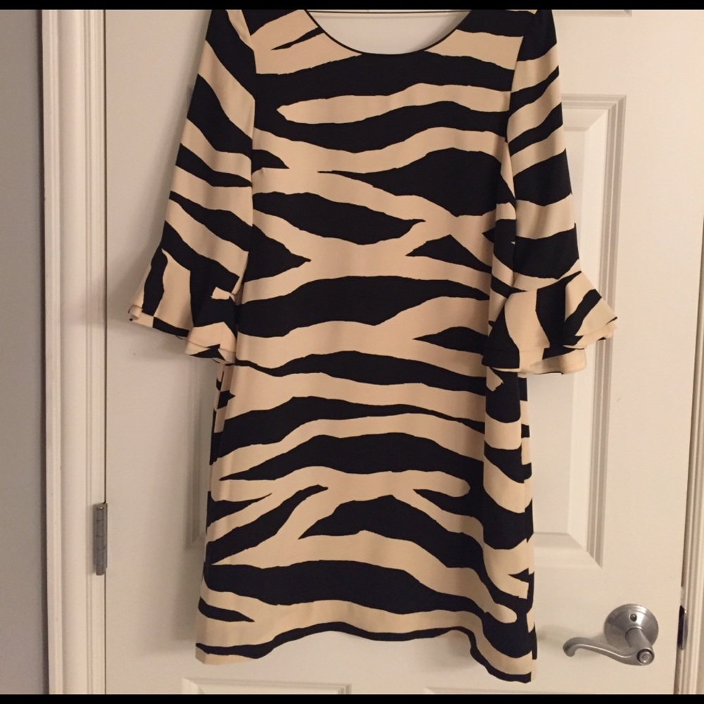 EUC Kate Spade Zebra Print Dress
